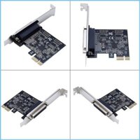 Ez Cổng song song DB25 25Pin PCIE Riser Card Máy in LPT sang PCI-E cho Express Conver