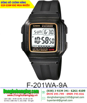 Đồng hồ nữ Casio F-201WA - màu 1ADF, 9ADF, 1AEF