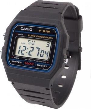 Đồng hồ nam Casio F-91W-1DG