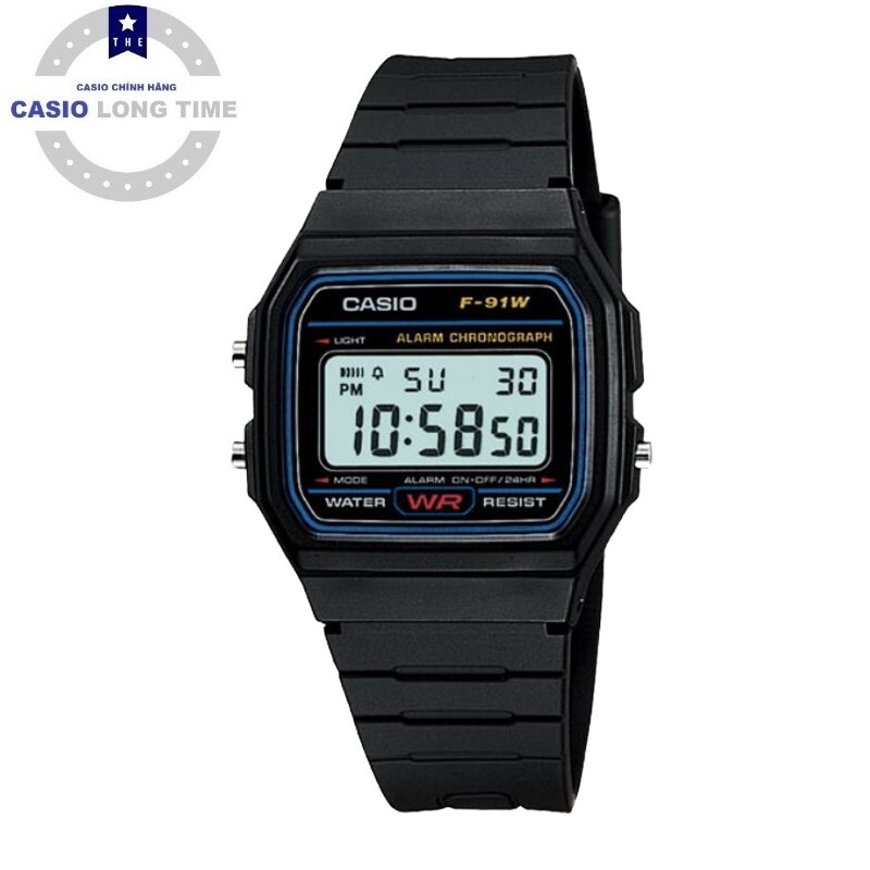 Đồng hồ nam Casio F-91W-1DG