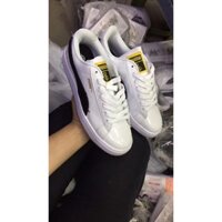 F sale xả kho Giày puma mầu trắng vệt đen 👟 [ HOT HIT ] RẺ VÔ ĐỊCH V $ 🌺