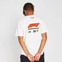 F1 Race JDM Fleet Leclair Sains Người hâm mộ ô tô Hỗ trợ áo thun Cotton nửa tay kỷ niệm