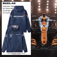 F1 Racing McLaren Đội Đồng Phục Đua Xe Đồng Phục Áo Khoác Nam Ô Tô Quạt Cổ Vũ Đồng Phục Chống Gió Thu Đông Áo Khoác Quần Áo
