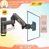 F150 / Giá Treo Màn hình NB F150 gắn tường/ Tay treo/Arm màn hình gắn tường/ Lò xo khí nén [Màn Hình 17" - 35"]