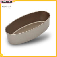 Fa FA| Chống Dính Hình Bầu Dục Kim Loại Phô Mai Bánh Nướng Chảo DIY Làm Khuôn Dụng Cụ Nướng Bánh Nhà Bếp