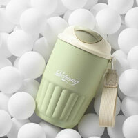 Fa Mới 316 Thép Không Gỉ Cốc Cà Phê Đi Kèm Gốm Cách Nhiệt Cốc Cho Nam Giới Và Phụ Nữ Cao