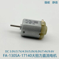 Fa130 DC Motor 3V-12V Tốc Độ Thấp Động Cơ Nhỏ Điều Khiển Từ Xa Xe Trẻ Em Đồ Chơi Điện Mô Hình Xe Ô Tô Động Cơ 3.12