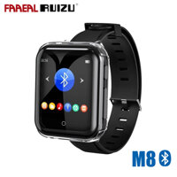Faaeal RUIZU M8 Bluetooth MP3 Player Màn hình cảm ứng đầy đủ Máy nghe nhạc Kẹp Mini có thể đeo được Máy nghe nhạc thể thao Hỗ trợ máy ghi sóng FM Video sách điện tử