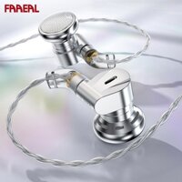 Faaeal TRN EMX Tai nghe có dây Năng động Flagship Tai nghe phẳng bằng kim loại Audiophile Nút tai siêu âm nhạc Tai nghe thể thao có phích cắm âm thanh có thể hoán đổi cho nhau
