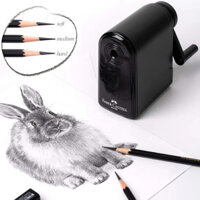 Faber-castell Phác Thảo Than Tranh Nghệ Thuật Đặc Biệt Tay Quay Bút Chì Mài Cho Phác Thảo Nghệ Thuật Học Sinh Dung Tích Lớn