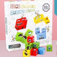 Face Change Rubik’s Cube, Đồ Chơi Giải Trí Rubik Cảm Xúc Cho Bé