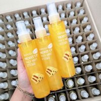 Face mist moist up xịt khoáng dưỡng ẩm trang điểm tinh chất vàng lá thương hiệu Aspasia