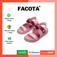 FACOTA Giày Dép Sandal Nam, Nữ Hồng Phối Mang Đi Chơi Đi Học HA08