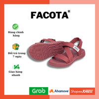 FACOTA Giày Dép Sandal Nam, Nữ Hồng Mận Mang Đi Chơi Đi Học NN15