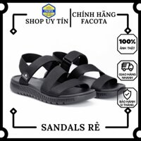 FACOTA | Giày dép sandal nam, nữ đen đi học, đi chơi HA01