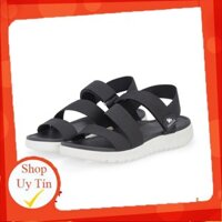 FACOTA | giày dép sandal nam, nữ đen đế trắng mang đi chơi đi học HA02