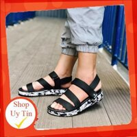 FACOTA | Giày Dép Sandal Nam, Nữ Đen Đế Lính Mang Đi Chơi Đi Học HA03