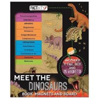 Factivity Meet The Dinosaurs - Book, Magnets And Board