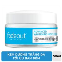 Fadeout Kem Dưỡng Fadeout Trắng Da Tối Ưu Ban Đêm Advanced Whitening Night Cream 50ml