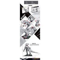 FAIR 8044 FORANGE FC6204 6204 PanlosBrick 611002 Panlos Brick 611002 QIZHILE 30009  KHỦNG LONG BẠO CHÚA bộ đồ chơi xếp lắp ráp ghép mô hình Creator DINOSAUR INDOMINUS REX Sáng Tạo 2205 khối