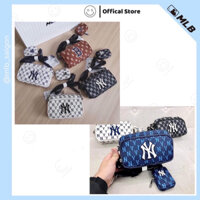 [FAKE ĐỀN GẤP 10] MLB - Túi đeo chéo chữ nhật Monogram Jacquard 32BGDC111-50L cở lớn kèm túi nhỏ