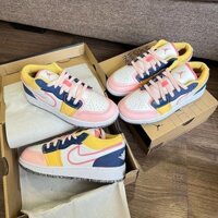 [FAKE ĐỀN X10] GIÀY AIR JORDAN 1 LOW MULTI CANVAS