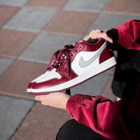 [FAKE ĐỀN X10] GIÀY NIKE JORDAN 1 LOW BORDEAUX