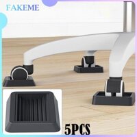 Fakeme 5 Miếng Nội Thất Bánh Cốc Bánh Xe Nút Chặn Kẹp Miếng Lót Sàn Cho Đồ Nội Thất Chân Vuông Chống Trượt Cho Ghế Bàn