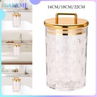 Fakeme Acrylic Lưu Trữ Hộp Đựng Bánh Quy Bình Đa Năng Sáng Tạo Kẹo Bình Tổ Chức Có Nắp Cho Kẹo Hạt Đường Cà Phê Đậu Đồ Ăn Nhẹ