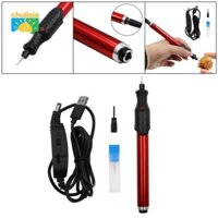FAKEME Bộ Bút Khắc Điện Chuyên Nghiệp Khắc Khắc Khắc Bút Graver Dụng Cụ Cho Thủy Tinh Khắc Gốm Sứ Leathercraft Phụ Kiện
