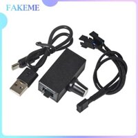 Fakeme Bộ Điều Khiển Tốc Độ 4 Pin DIY 12V Quạt Bơm Núm Điều Chỉnh Quạt Thống Đốc