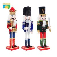 Fakeme Giáng Sinh Nutcracker Trang Trí Bằng Gỗ Nutcracker Búp Bê Hoạt Hình Con Rối Nutcracker Nhân Vật Trang Trí Nhà Cửa Lễ Hội