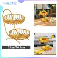 Fakeme Giỏ Trái Cây Ăn Nhẹ Phục Vụ Khay Đĩa Sắt Nhiều Trider Nhà Bếp Để Bàn Giá Đựng Trái Cây Để Bảo Quản Bánh Mì Holdiay Thức Ăn