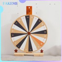 Fakeme Gỗ Giải Thưởng Bánh Xe 24 Khe Cắm Đồ Chơi Để Bàn Bánh Xe May Mắn Cho Tập Hợp Siêu Thị Tiệc Sinh Nhật Trẻ Em