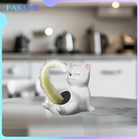 Fakeme Gốm Mèo Trồng Hoạt Hình Mèo Con Chậu Hoa Nghệ Thuật Thủ Công Cho Cây Nhỏ Chậu Hoa Trang Trí Cho Bên Ngoài Kệ Văn Phòng Bãi Cỏ