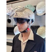 Falcon Bee-Mũ Bảo Hiểm Xe Máy Hai Kính Đi Ngày Đêm