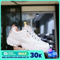 FALE giày fila ray trắng hồng phản quang :; ` ;