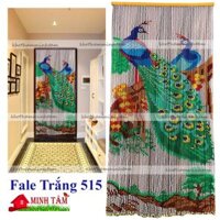 FALE – Rèm màn chuỗi hạt nhựa hình chim công nhiều màu 1m x 2m – rèm sanko cao cấp