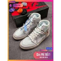 FALE (VIDEO CẬN CẢNH) Giày thể thao AirJordan 1 Off White siêu đẹp cho nam và nữ siêu đẹp ⁸ :; ` ; >