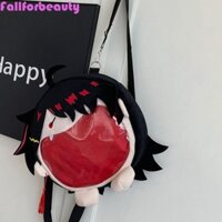 Fallforbeauty Túi Ita sang trọng, Túi đeo chéo đau khổ phong cách Hàn Quốc Conan, Ba lô Anime Edogawa Conan Shinichi dễ thương trong suốt sáng tạo cho bé gái