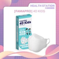 FAMAPRO 4D KIDS - 10 CÁI HỘP - Khẩu trang TRẺ EM kháng khuẩn cao cấp Famapro 4D KIDS tiêu chuẩn KF94 - COMBO 3 HỘP - CÁ VOI