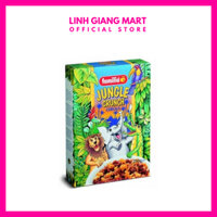Familia Swiss Jungle Crunch - Ngũ Cốc Dành Cho Trẻ Em Vị Socola, Vani & Mật Ong Hình Con Vật - Hộp Giấy 250g