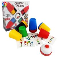 Family Classic Board Game 2-6 Players Speed Cups Stacking Game Card Funny Party Challenge Quick Cups Game For Child Gift