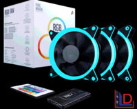 FAN CASE 1STPLAYER RGB SET 3 FAN + ĐIỀU KHIỂN FIREMOON