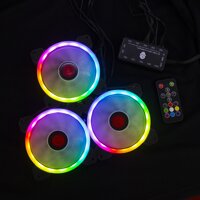 Fan case COOLMAN SUNSHINE RGB - 2 vòng riing (pack 3 fan)