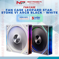 Fan case Leopard Star-Stone V1 ARGB Black - White (Tặng ốc bắt fan)