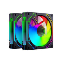 Fan Case MAGIC Ultra Snow Man Black (Led vô cực/Màu đen/ARGB/Hộp)