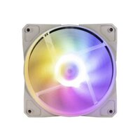 Fan case PC GP01 Led tĩnh (12cm) Nguồn trực tiếp - Molex 4 pin Trắng