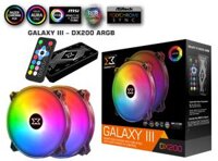 Fan Case XIGMATEK GALAXY III DX200 ARGB (EN46089): HUB FAN (PACK x2, CONTROLLER, POWER HUB)