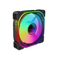 FAN COOLMOON TY1 RGB MÀU ĐEN